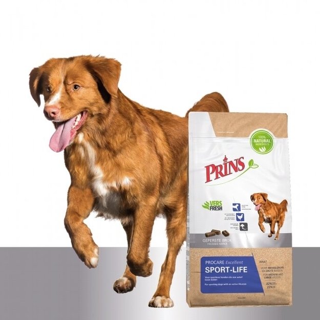 Prins Procare sport - life excelent sausas pašaras aktyviai sportuojantiems šunims 15 kg