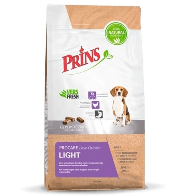 Prins ProCare Light Low Calorie sausas maistas nutukusiems šunims 3 kg