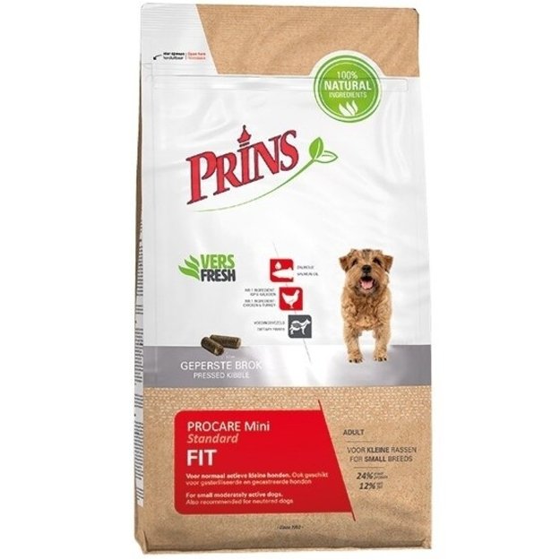 Prins ProCare Standard Fit MINI sausas pašaras suaugusiems šunims su vištiena ir kalakutiena 3 kg
