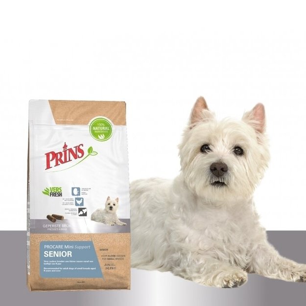 Prins ProCare Mini Senior Support sausas maistas vyresnio amžiaus mažų veislių šunims 12kg