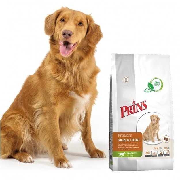 Prins ProCare Grainfree Skin & Coat begrūdis sausas pašaras suaugusiems šunims 3 kg