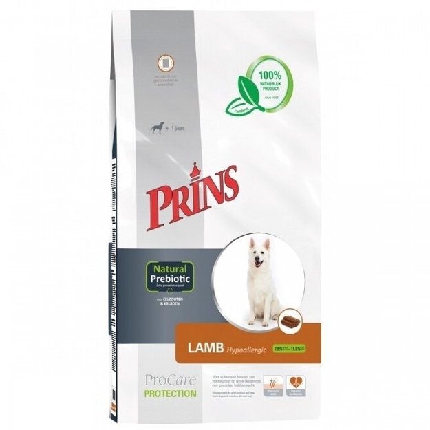 Prins ProCare Protection Lamb Hypoallergic sausas maistas suaugusiems šunims su ėriena 3 kg