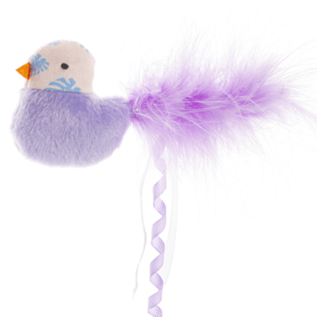 Žaislas katei - Violetinis svajonių paukštis, GimCat Dream Bird