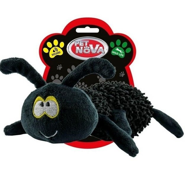Žaislas šuniui - Juodas pliušinis voras