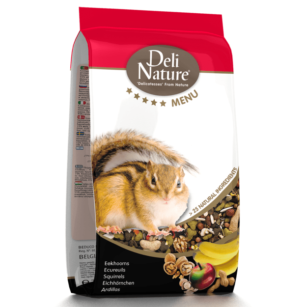 Deli Nature Menu Super Premium pašaras voverėms, 750 g