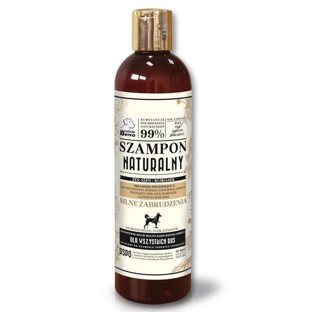 Natūralus šampūnas itin nešvariam kailiui, Super Beno Heavy Soiling, 300 ml