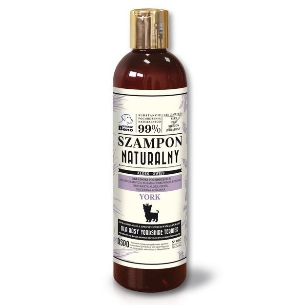 Natūralus šampūnas Jorkšyro terjerams, Super Beno York, 300 ml