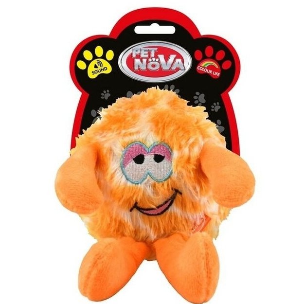 Žaislas šuniui - Pliušinė oranžinė būtybė