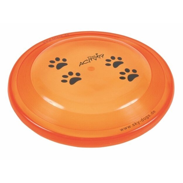 Skraidanti lėkštė Dog Activity, 19 cm, oranžinė - žaislas šuniui