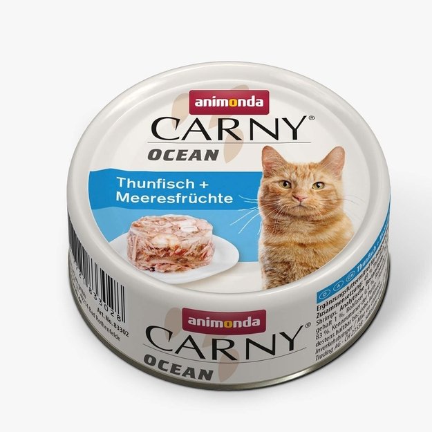 Animonda Carny Adult Ocean konservai katėms - baltasis tunas ir jūros gėrybės, 80 g