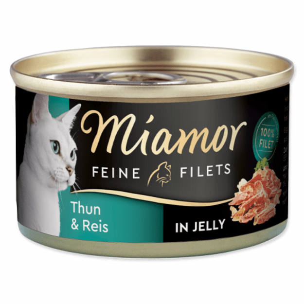 Miamor Super Premium konservai katėms su tunu ir ryžiais, 100 g