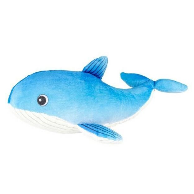 "DuvoPlius" žaislas šuniui - pliušinis mėlynasis banginis, 27x8x7cm