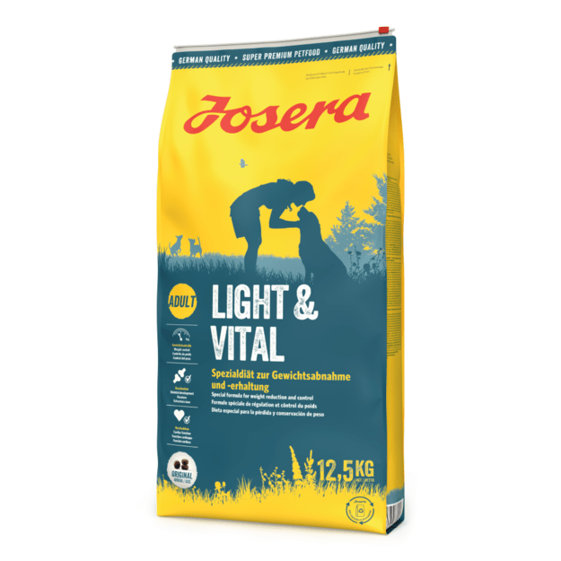 Josera Light & Vital 12,5 kg - sausas maistas linkusiems tukti šunims