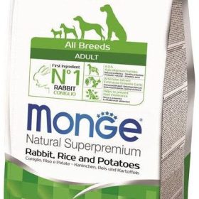 Monge adult sausas pašaras (triušiena, ryžiai, bulvės) 2,5kg