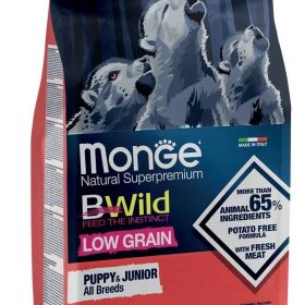 Monge BWild puppy sausas pašaras (elniena) 2,5kg