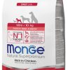 Monge mini puppy sausas pašaras mažų veislių jauniems šuniukams su vištiena 3kg