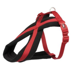 Trixie Premium touring petnešos, M 45-80cm/25mm, raudonos