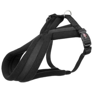 Trixie Premium touring petnešos, L 60-100cm/25mm, juodos