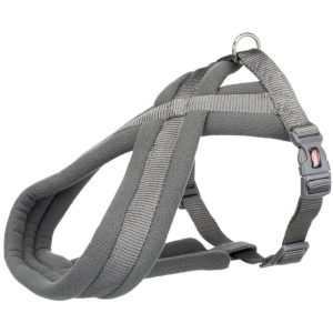Trixie Premium touring petnešos, L-XL 70-110cm/25mm, grafito