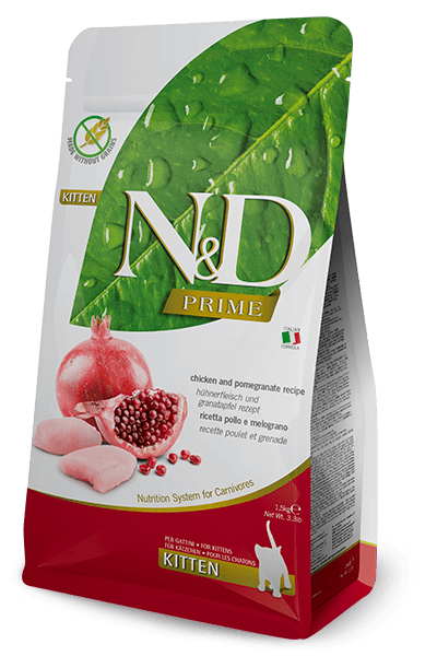 FARMINA N&D PRIME - CAT Dry Chicken&Pomegr KITTEN 1,5 kg