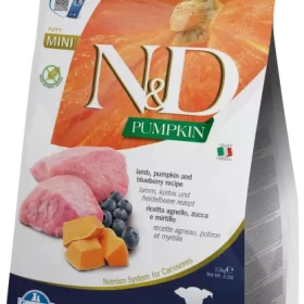 FARMINA N&D PUMPKIN - DOG Dry Lamb&Blueberry PUPPY MINI 2,5 kg