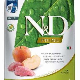 FARMINA N&D PRIME - CAT Dry Wild Boar&Apple ADULT 5 kg