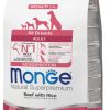 Monge Monoprotein adult sausas pašaras su jautiena ir ryžiais 2,5kg