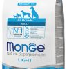 Monge Light adult sausas pašaras (lašiša ir ryžiai) 2,5kg