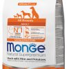 Monge adult sausas pašaras (antiena, ryžiai, bulvės) 12kg