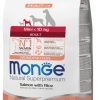 Monge mini adult sausas pašaras mažų veislių suaugusiems šunims su lašiša ir ryžiais 7,5kg