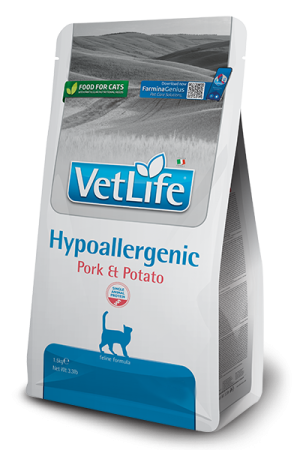 FARMINA VET LIFE - CAT Dry HYPOALLERGENIC Pork&Potato ADULT 1,5 kg
