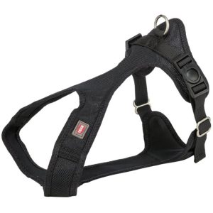 Trixie Comfort Soft touring petnešos, XS-S 30-45cm/15mm, juodos