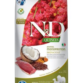 FARMINA N&D QUINOA - DOG Dry SKIN&COAT Duck&Coconut ADULT MED&MAX 7 kg