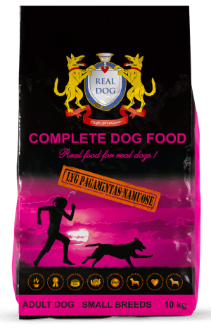 Real Dog small breeds visavertis pašaras mažų veislių suaugusiems šunims su vištiena 10kg