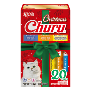 Churu Xmas dovanų dėžutė su tunu, vištiena, vištiena ir sūriu 20 vnt - papildoma nuotrauka 2