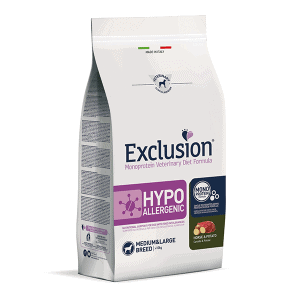 Exclusion Hypoallergenic sausas pašaras vidutinių ir didelių veislių šunims su arkliena ir bulvėmis, M/L, 2kg