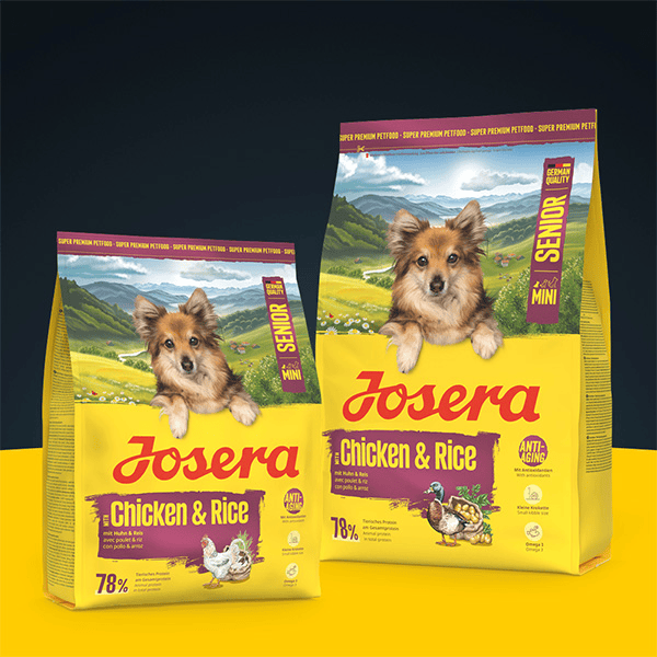 Josera Mini Senior Chicken and Rice sausas pašaras mažų veislių šunims su paukštiena, 900 g - papildoma nuotrauka 2