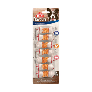 8in1 Flavours XS trigubo skonio kauliukai mažų veislių šunims, 7 vnt