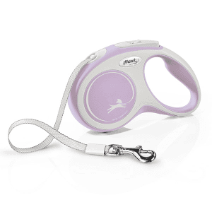FLEXI pavadėlis šuniui New Comfort S juostinis 5m, rožinis