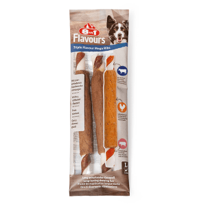 8IN1 flavours trigubo skonio skanėstas šunims Mega Ribs, 140g - papildoma nuotrauka 2