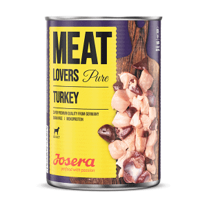 Josera Meat Lovers Pure Turkey konservuotas pašaras šunims su kalakutiena, 800 g