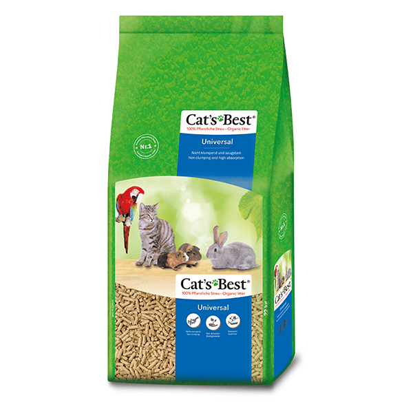 Cat's Best Universal kraikas, medžio drožlių, 40l, 22kg