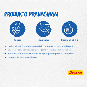 Josera Marinesse begrūdis sausas pašaras katėms su lašiša, 400g - papildoma nuotrauka 3