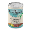 Landfleisch konservai šunims, jaučių širdys+ryžiai, 400g