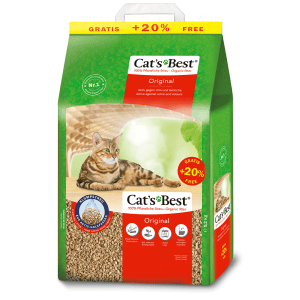 Cat's Best Original kraikas katėms, medžio drožlių, 10l+2l,5,2kg