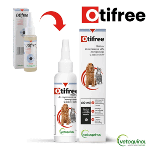 Otifree ausų valymo tirpalas šunims ir katėms, 160ml - papildoma nuotrauka 2