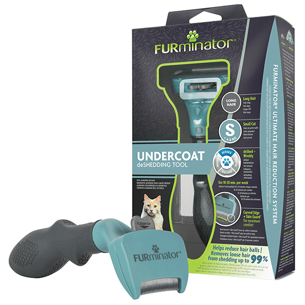 FURminator deShedding šukos ilgaplaukėms katėms S