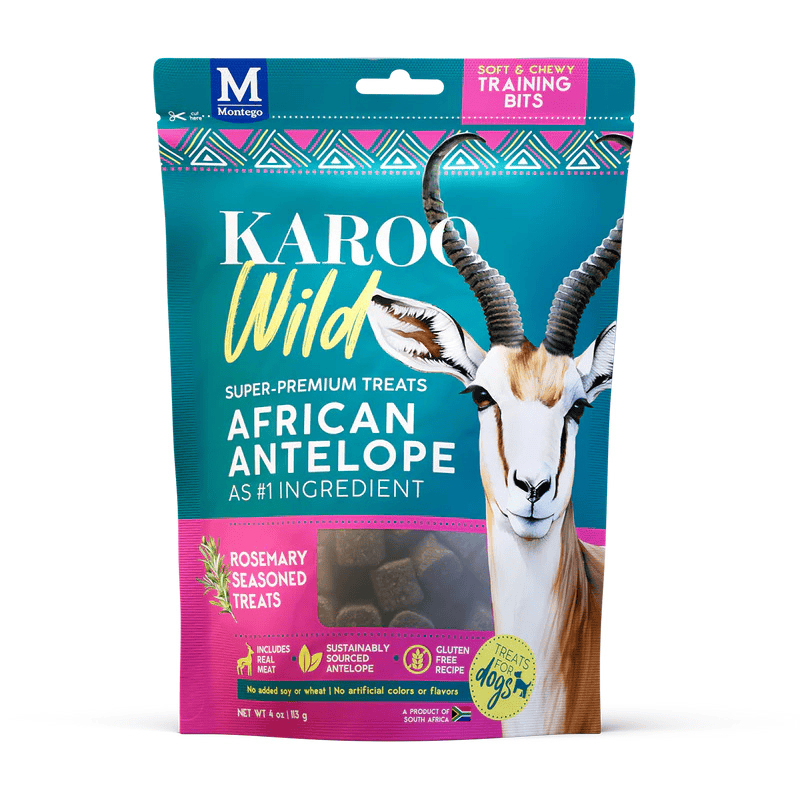 Karoo Wild skanėstai šunims su antilope ir rozmarinais, 113g