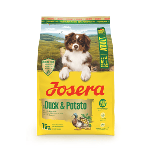 Josera Duck + Potato A/S begrūdis sausas pašaras šunims su antiena ir bulvėmis, 3 kg
