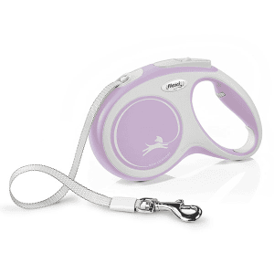 FLEXI pavadėlis šuniui New Comfort M juostinis 5m, rožinis